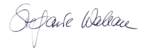 Stefanie Wallace Handschrift